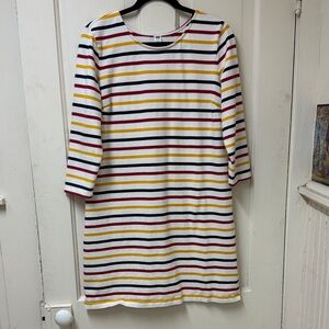 Old Navy Red, Yellow, and Black Striped Top